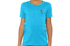 Girls Baseball Bat Crew Neck