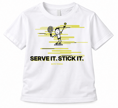 Stickteez boys tennis T-shirt mockup