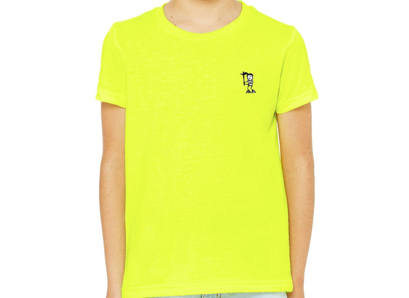 Girls Baseball Bat Crew Neck