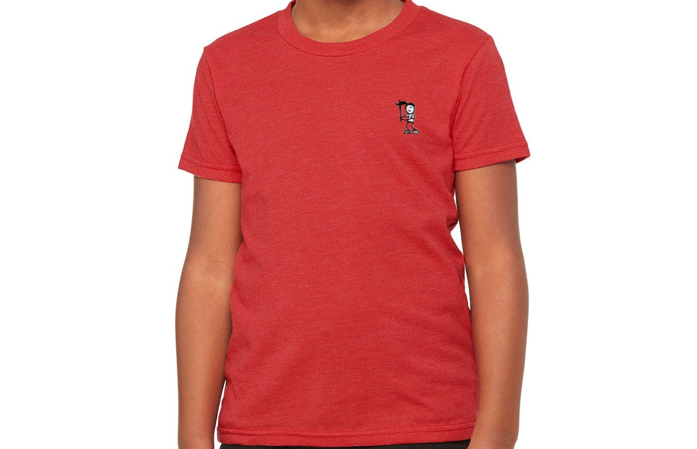 Girls Baseball Bat Crew Neck