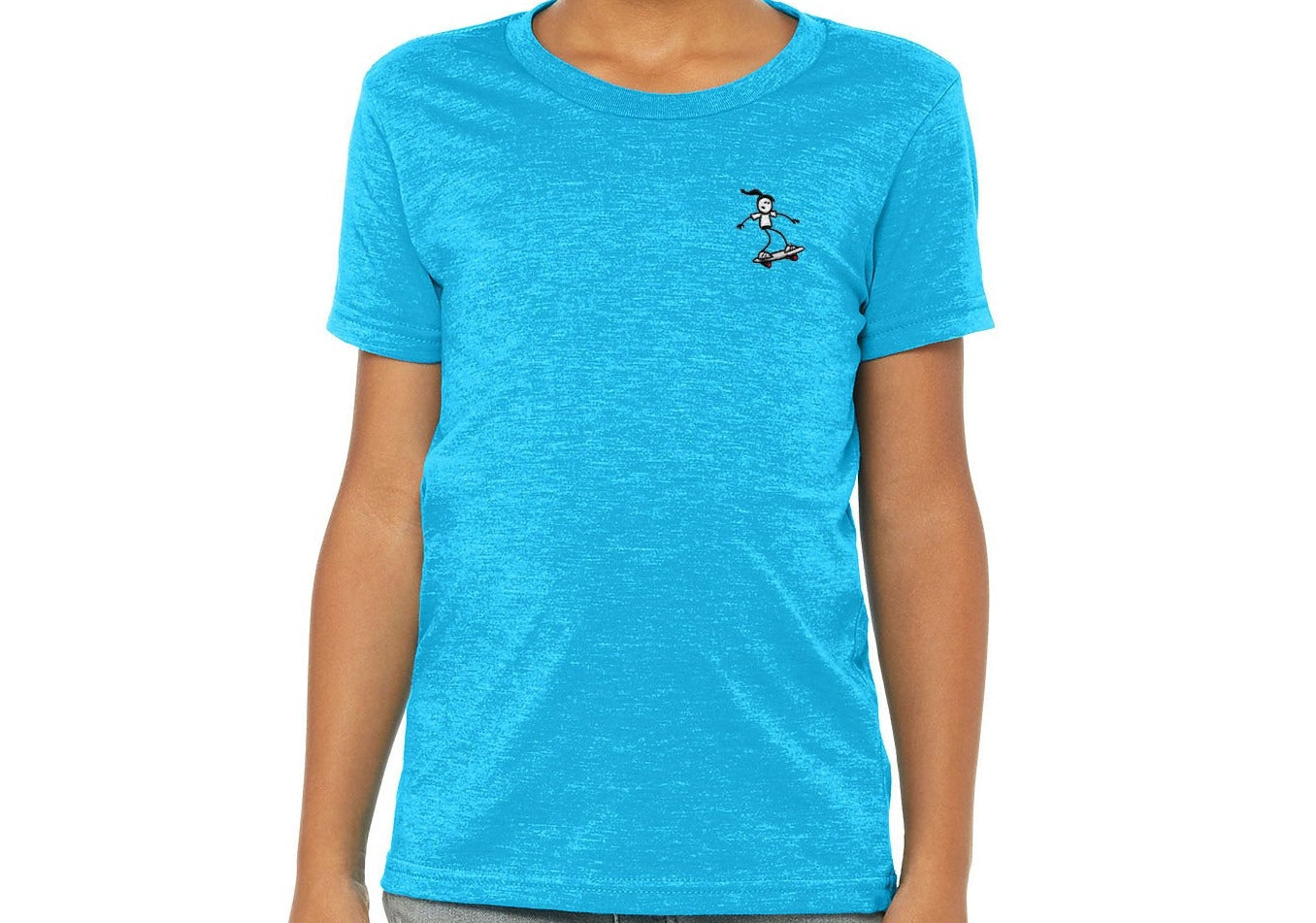 Girls Skateboard Crew Neck