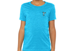 Girls Baseball Glove Crew Neck