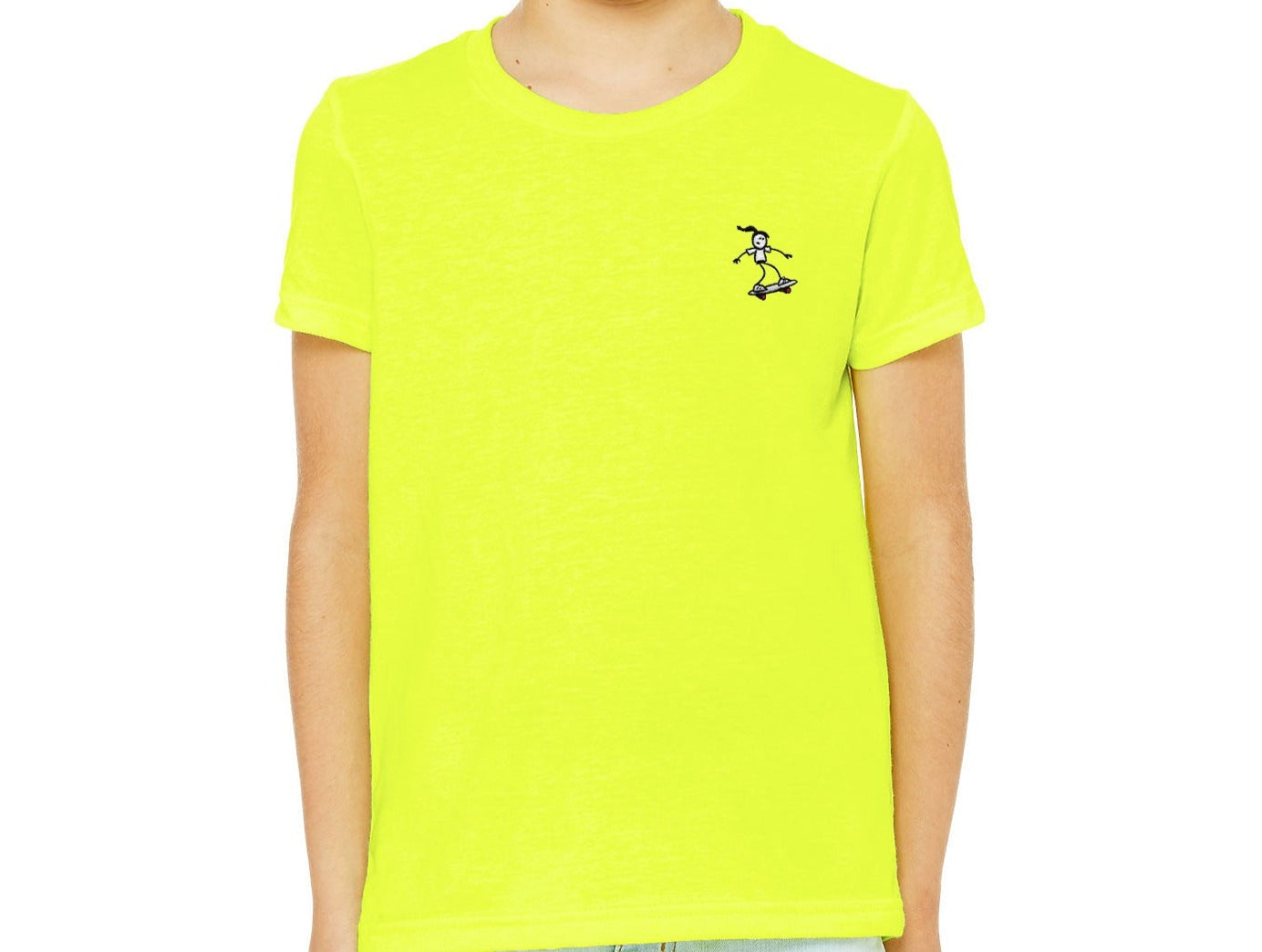 Girls Skateboard Crew Neck